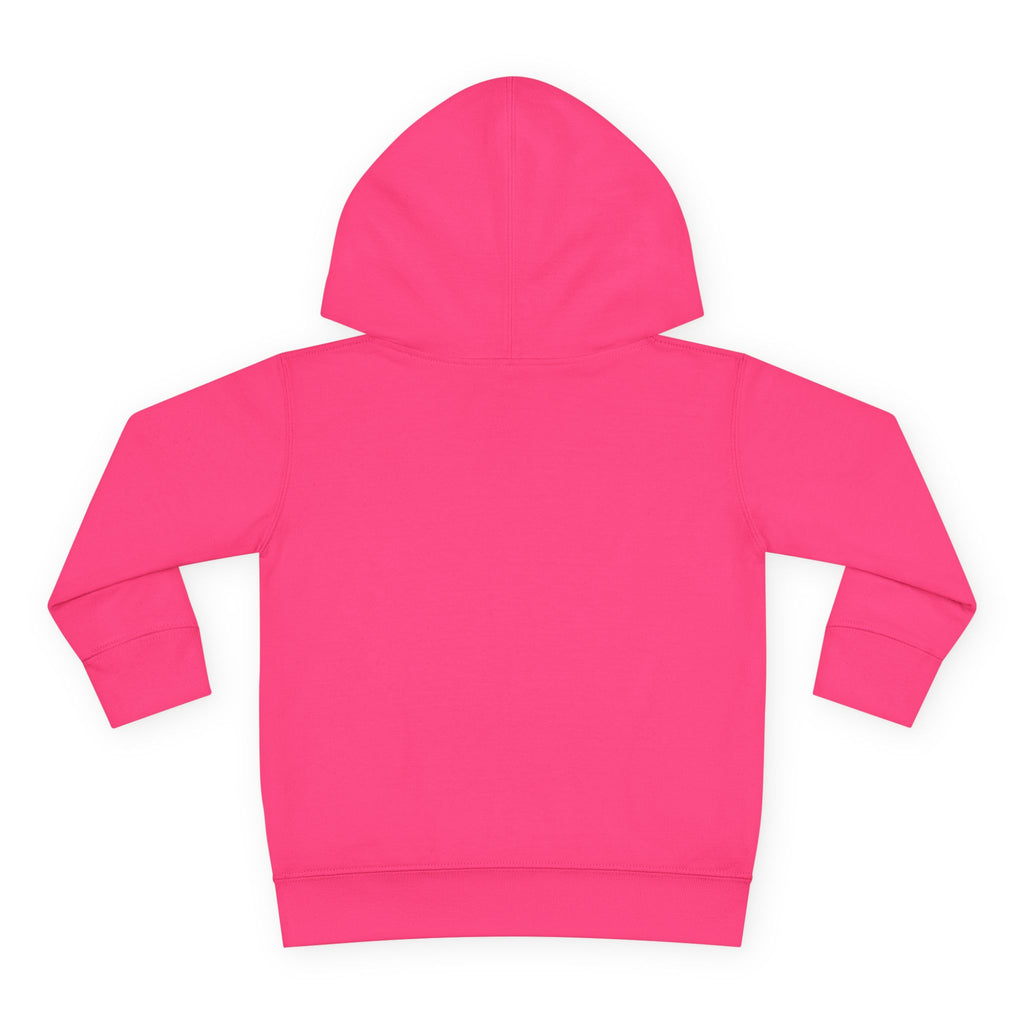 Toddler Hoodie — "Never Give Up" Inspirational Heart Print