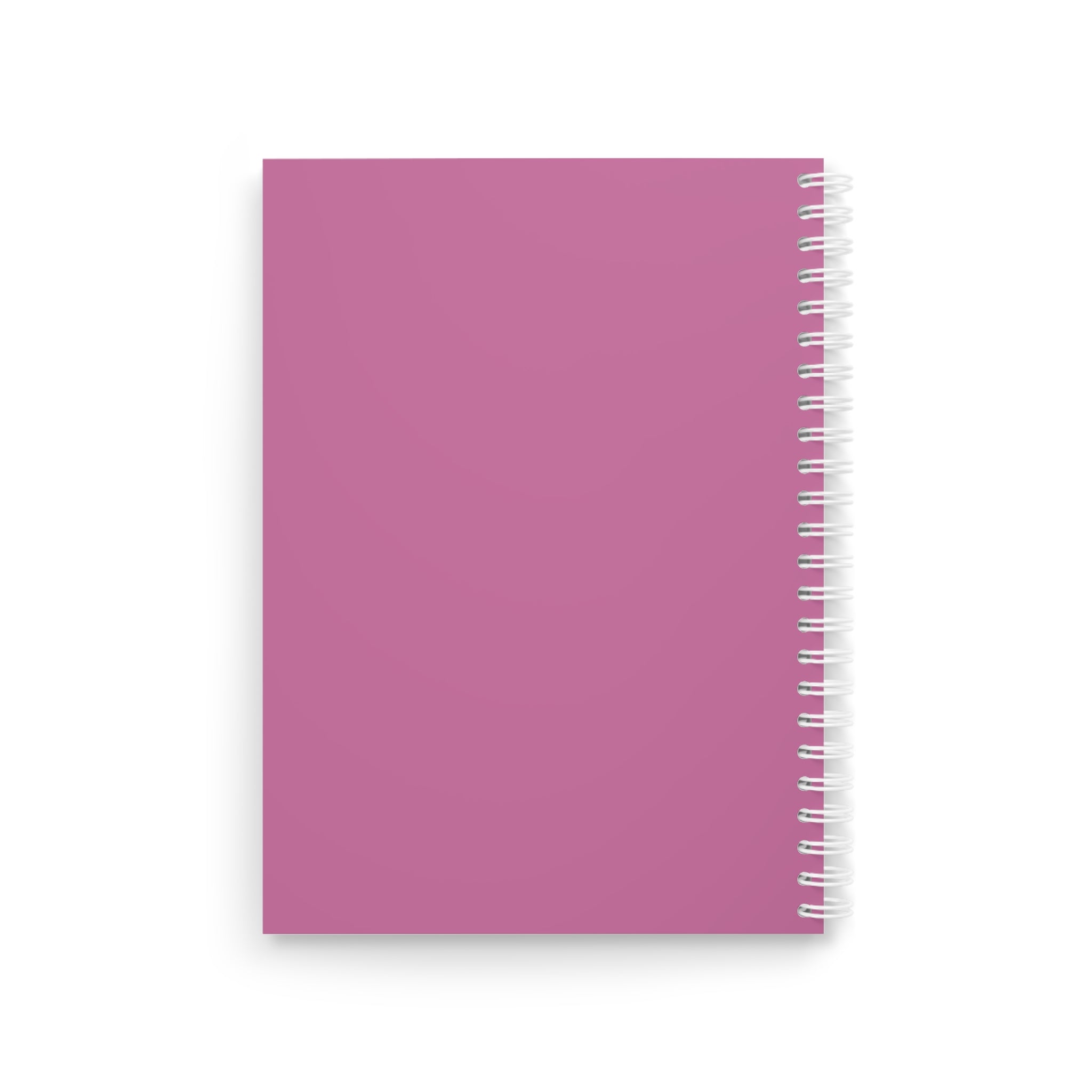 Spiral Notebook — "Things I'm Giving to God Today" Christian Prayer Journal, Pink Inspirational Notebook