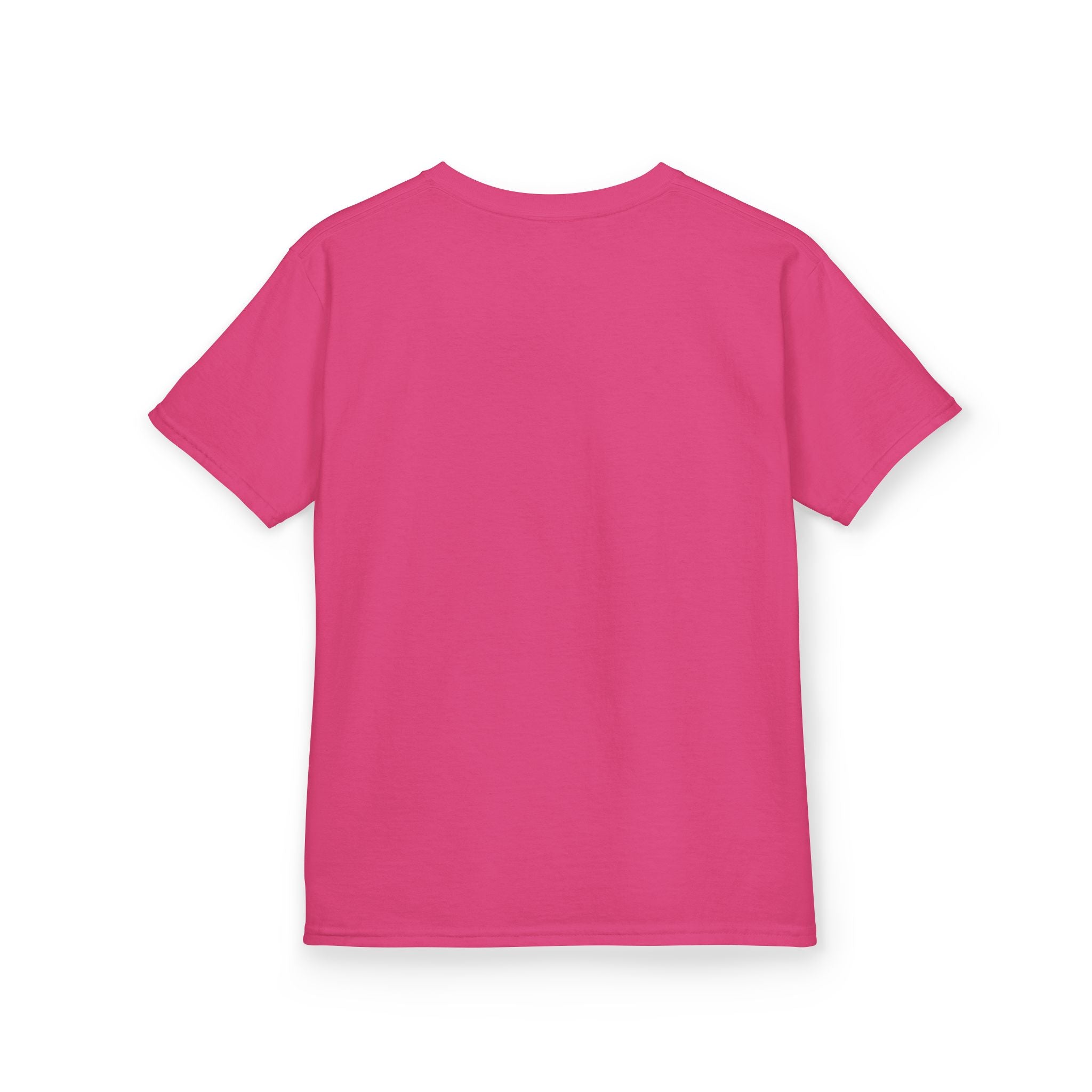 Kids Tee — "Never Give Up" Heart Rainbow Inspirational Shirt
