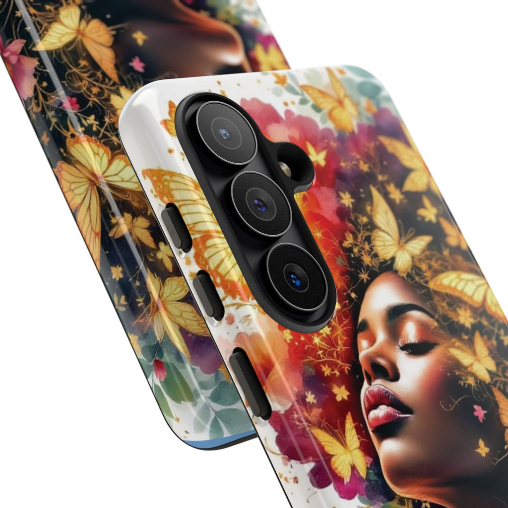 Butterfly Prayer Phone Case — Inspirational Floral Woman Tough Case