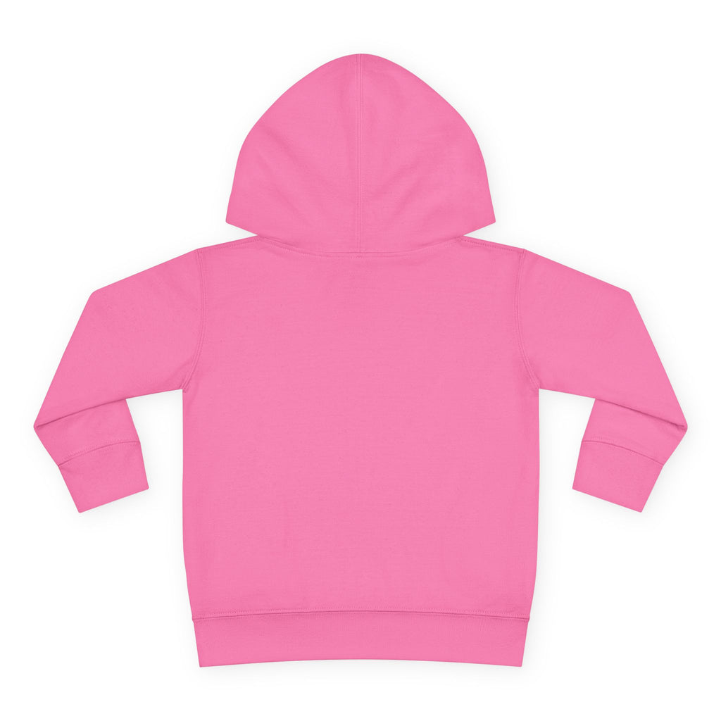 Toddler Hoodie — "Never Give Up" Inspirational Heart Print