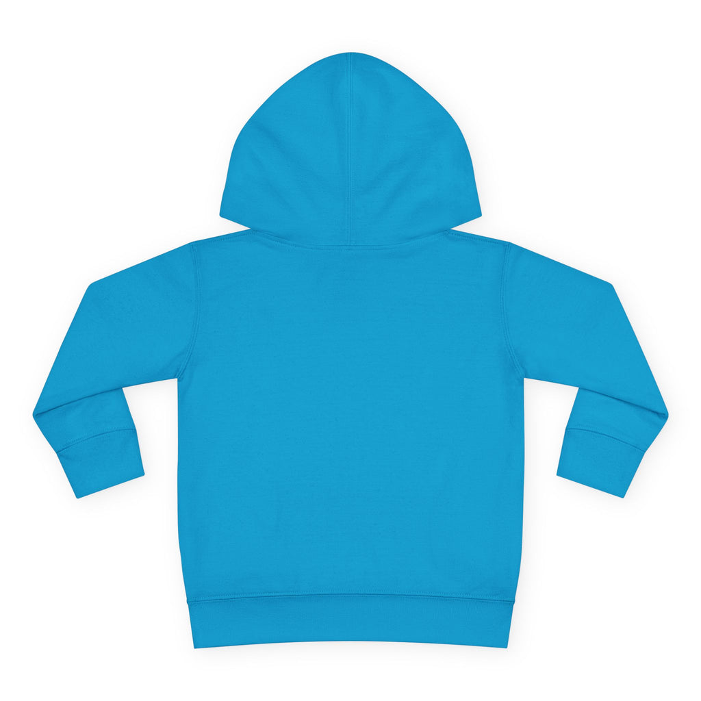 Toddler Hoodie — "Never Give Up" Inspirational Heart Print