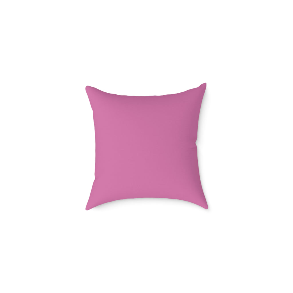 Inspirational Floral Pillow - "You Were Created For A Purpose" Square Throw Cushion