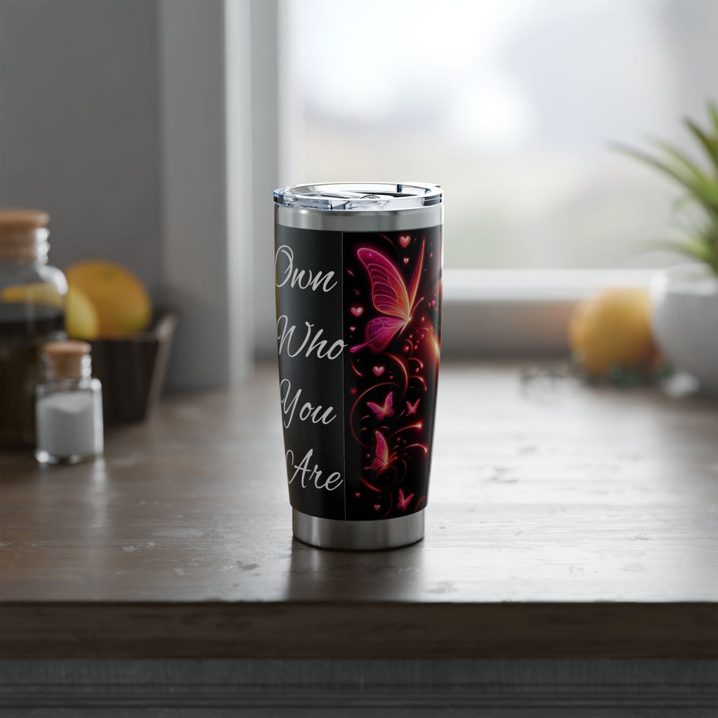Vagabond 20oz Tumbler - Neon Ethereal Face Travel Mug